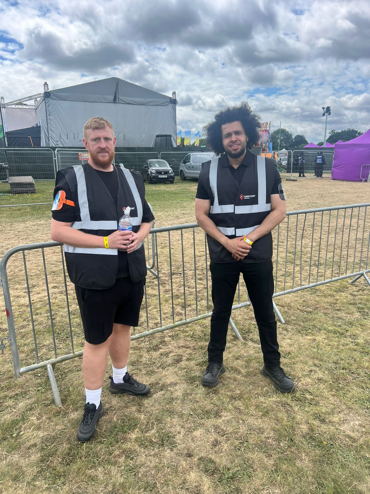 OnPoint festival stewards on site