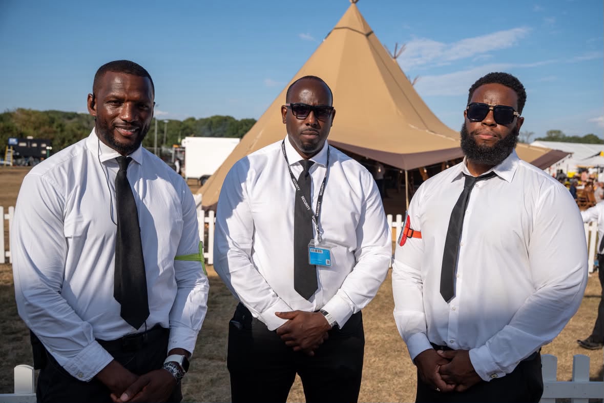 OnPoint officers at an outdoor marquee event