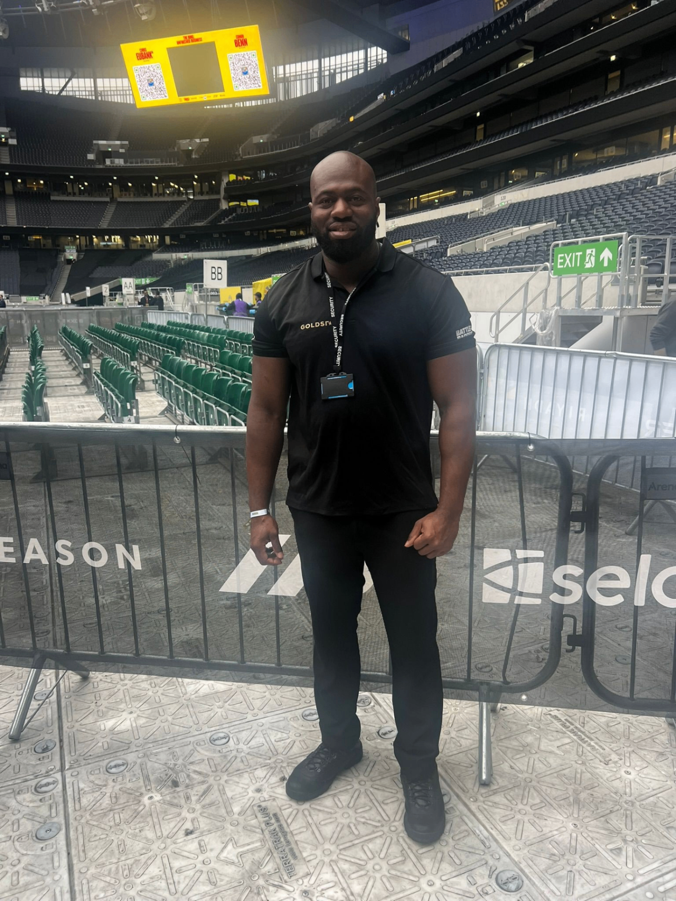 OnPoint officer on duty at an arena event
